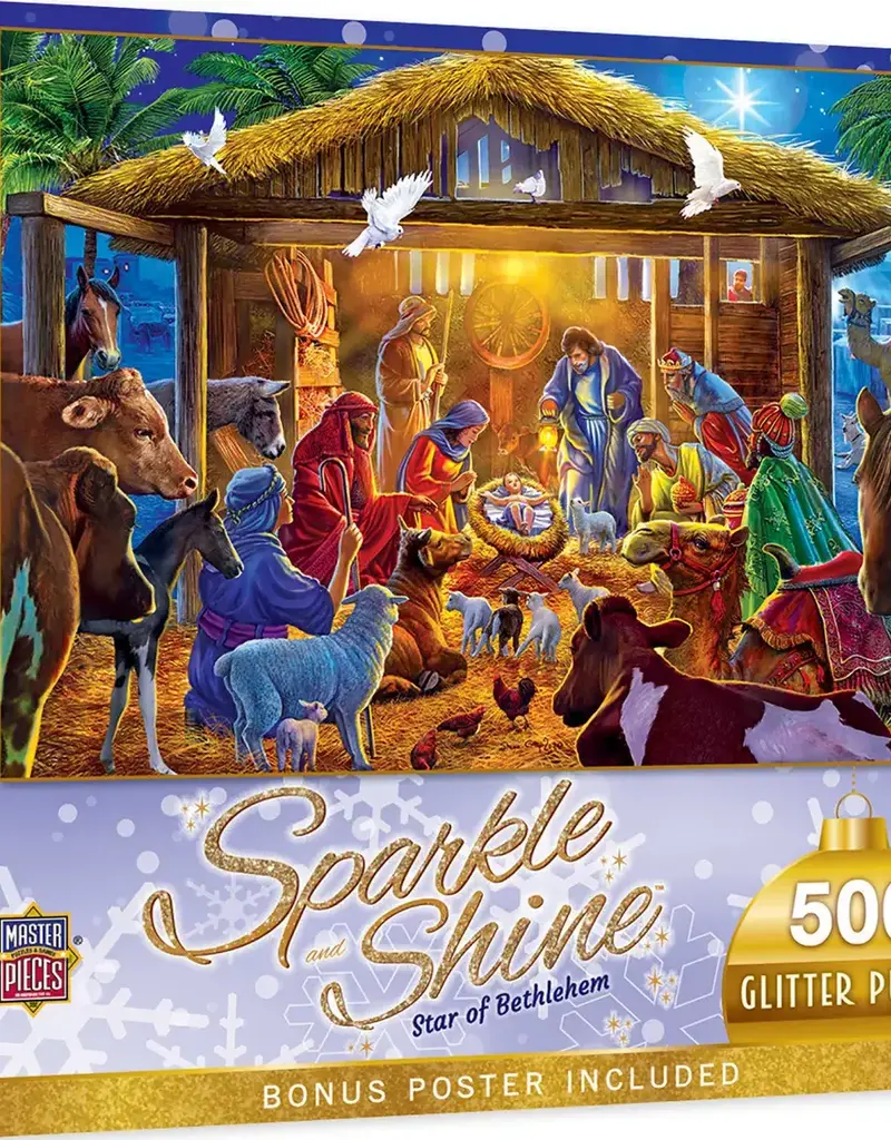 Holiday - Star of Bethlehem 500pc Glitter Puzzle