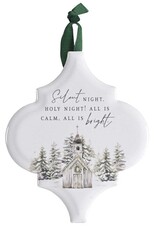 Ornament Silent Night Green Hanger