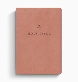 ESV Large Print Compact Bible  TruTone®, Blush Rose