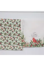 Tea Towels - Cardinal and Holly  Set