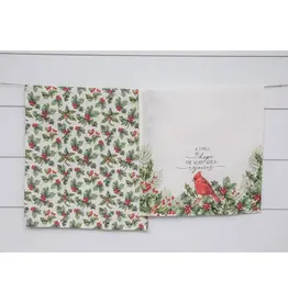 Tea Towels - Cardinal and Holly  Set