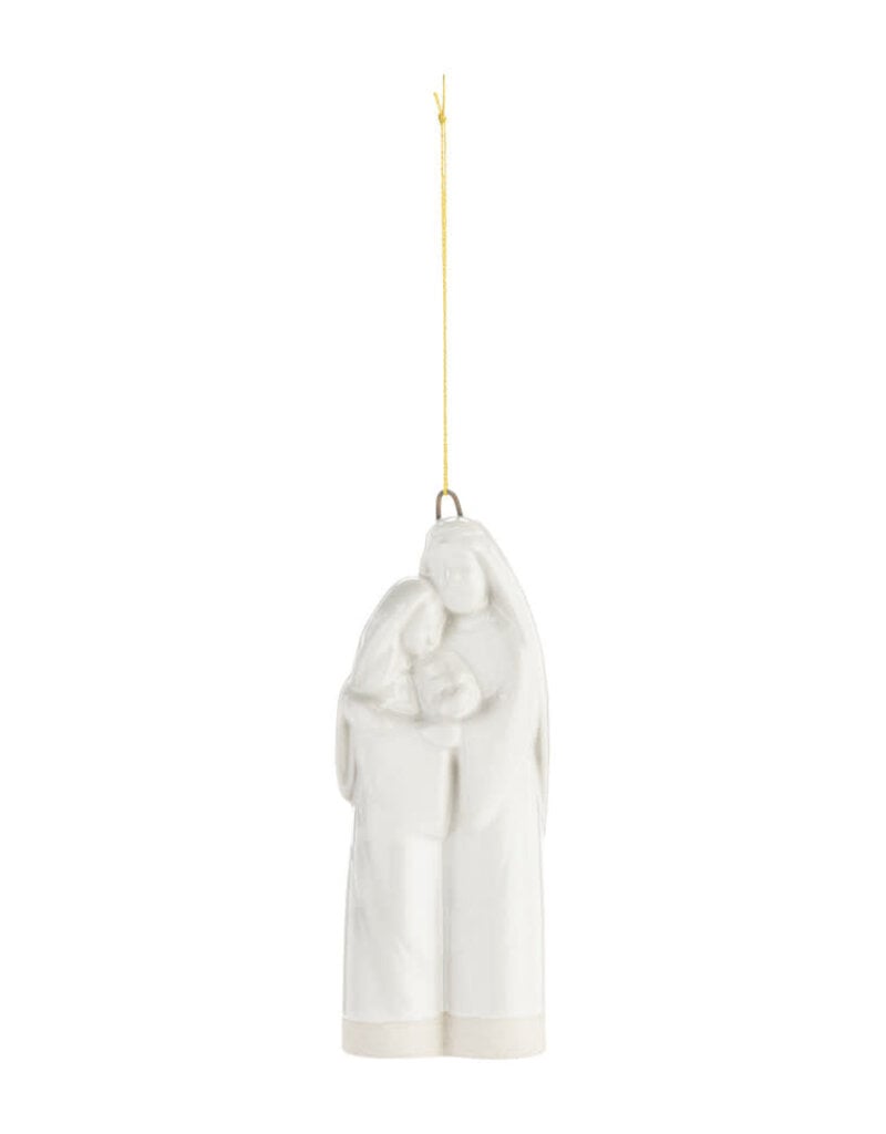 Ceramic Holy Family Ornament