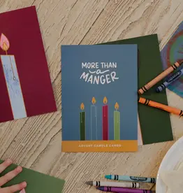More Than A Manger Advent Candle Cards
