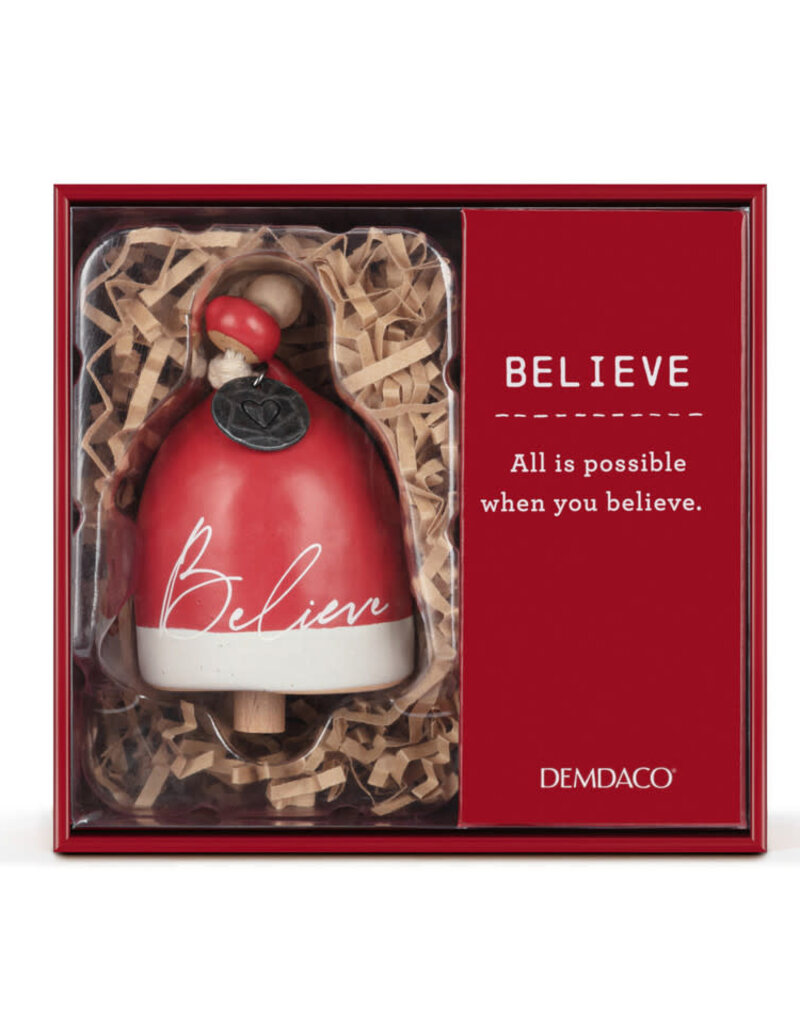 Mini Inspired Holiday Bell - Believe