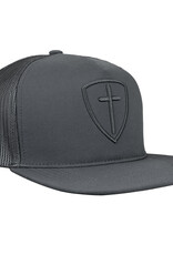 Kerusso Cap - Black Cross And Shield
