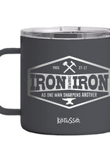 14 oz Mug with Handle - Iron Sharpens Iron