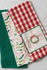 Tea Towels - Christmas Joy (PK/3 Ast)