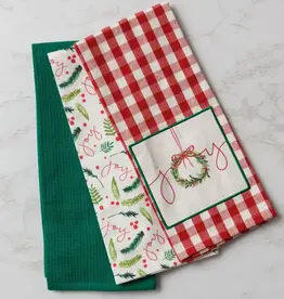 Tea Towels - Christmas Joy (PK/3 Ast)