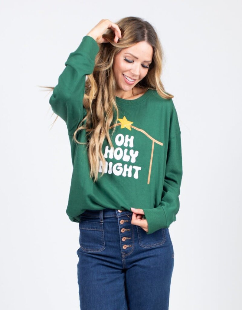 Oh Holy Night Nativity Sweatshirt