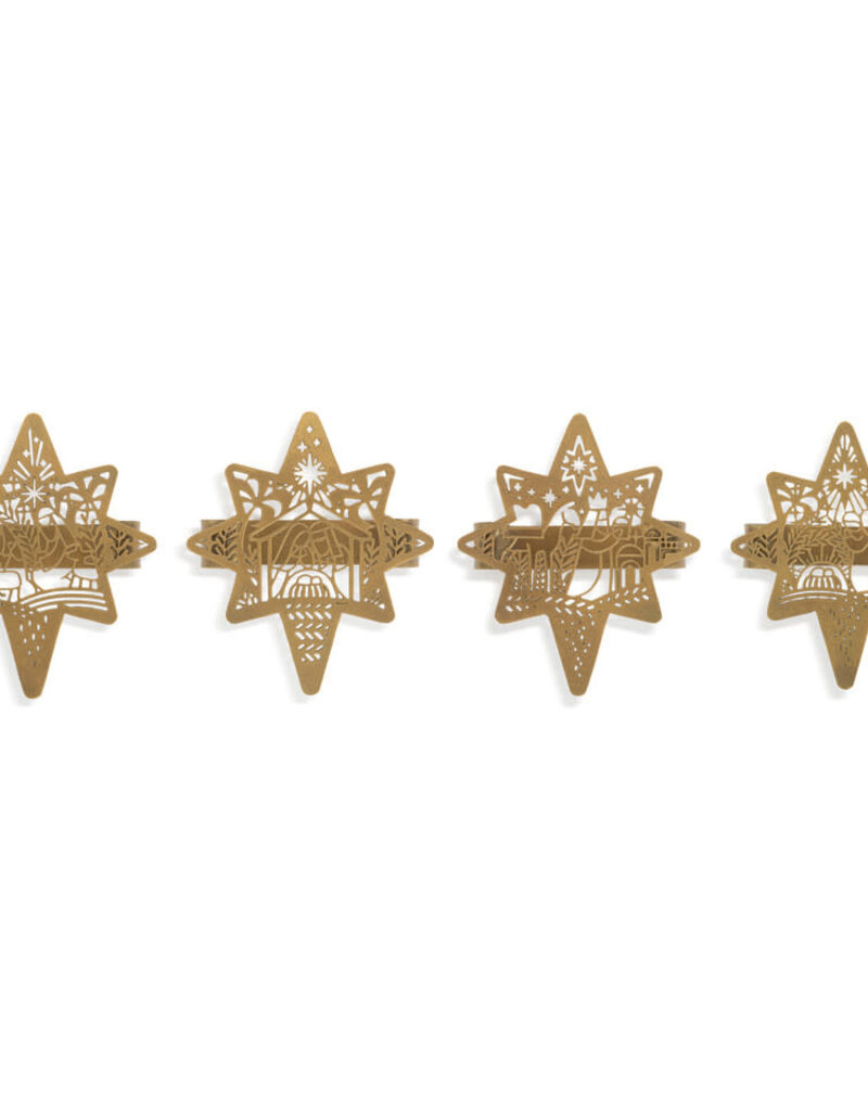 Star Bethlehem Napkin Rings (s/4)