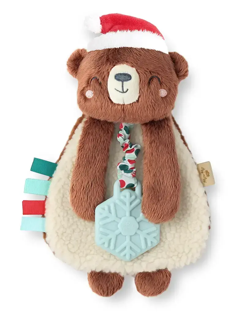 Holiday Itzy Lovey™ Plush + Teether Toy-Bear