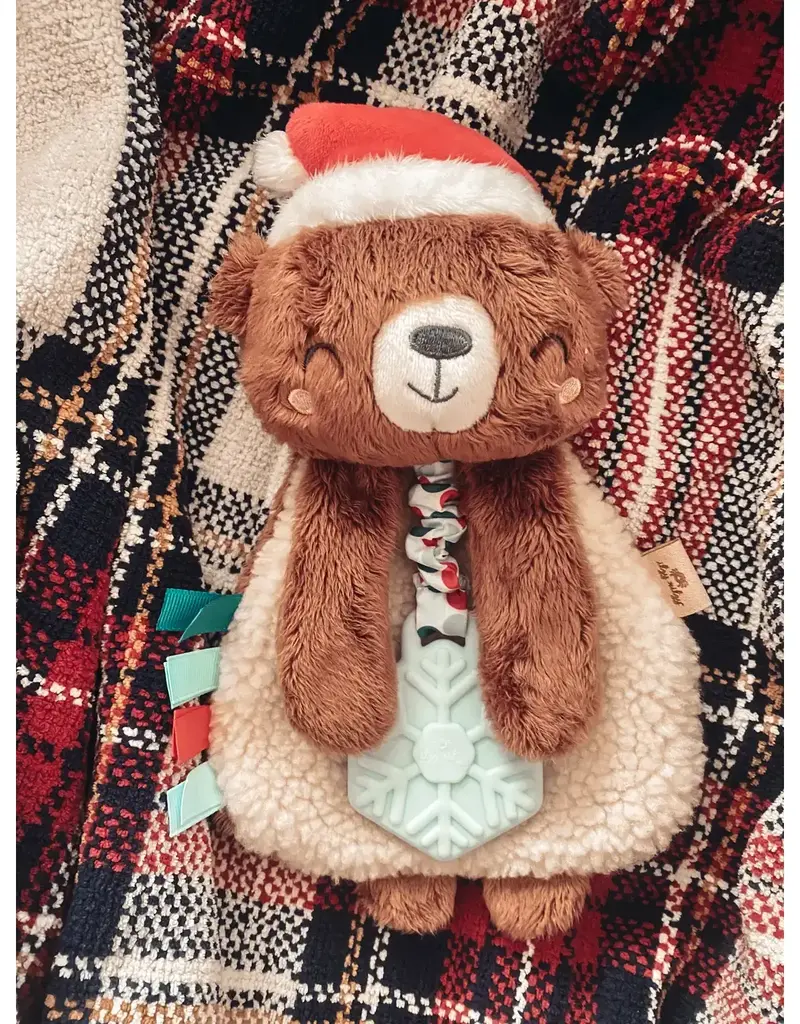 Holiday Itzy Lovey™ Plush + Teether Toy-Bear