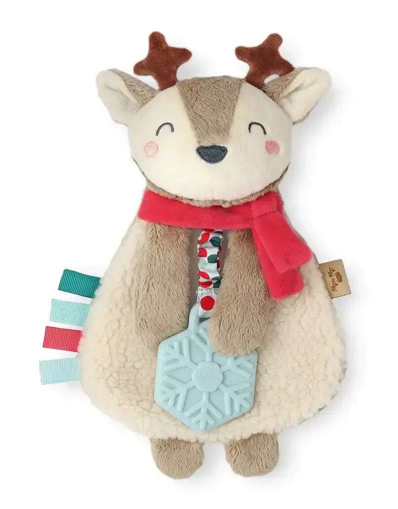 Holiday Itzy Lovey™ Plush + Teether Toy-Reindeer