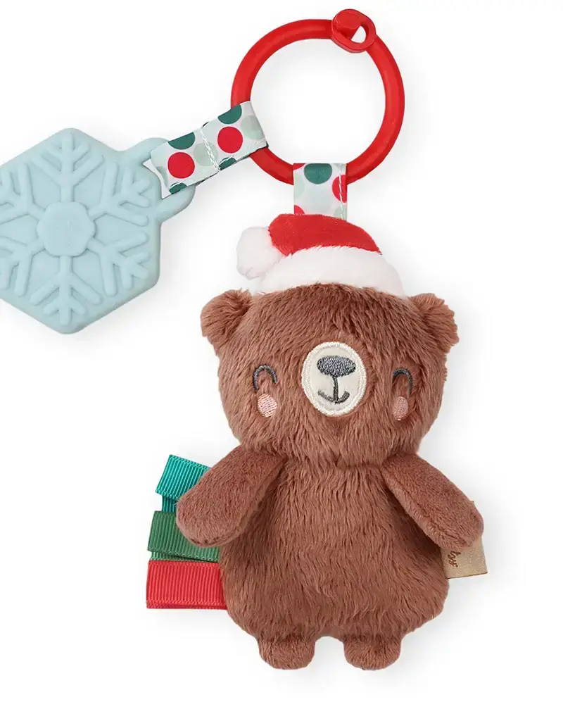 Holiday Itzy Pal™ Plush + Teether- Bear