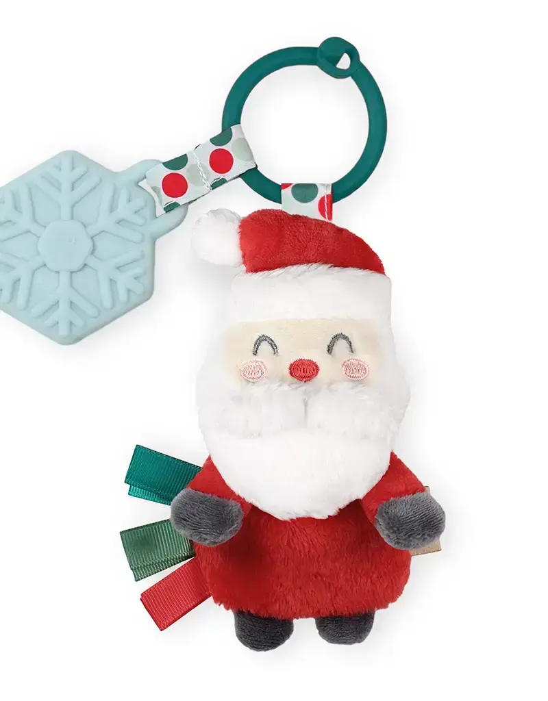 Holiday Itzy Pal™ Plush + Teether- Santa