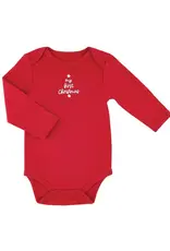 Long Sleeve Snapshirt - My First Christmas 0-3 Mo
