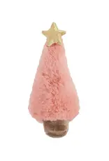 Swaddles with Plush Rattle - Pink Tree