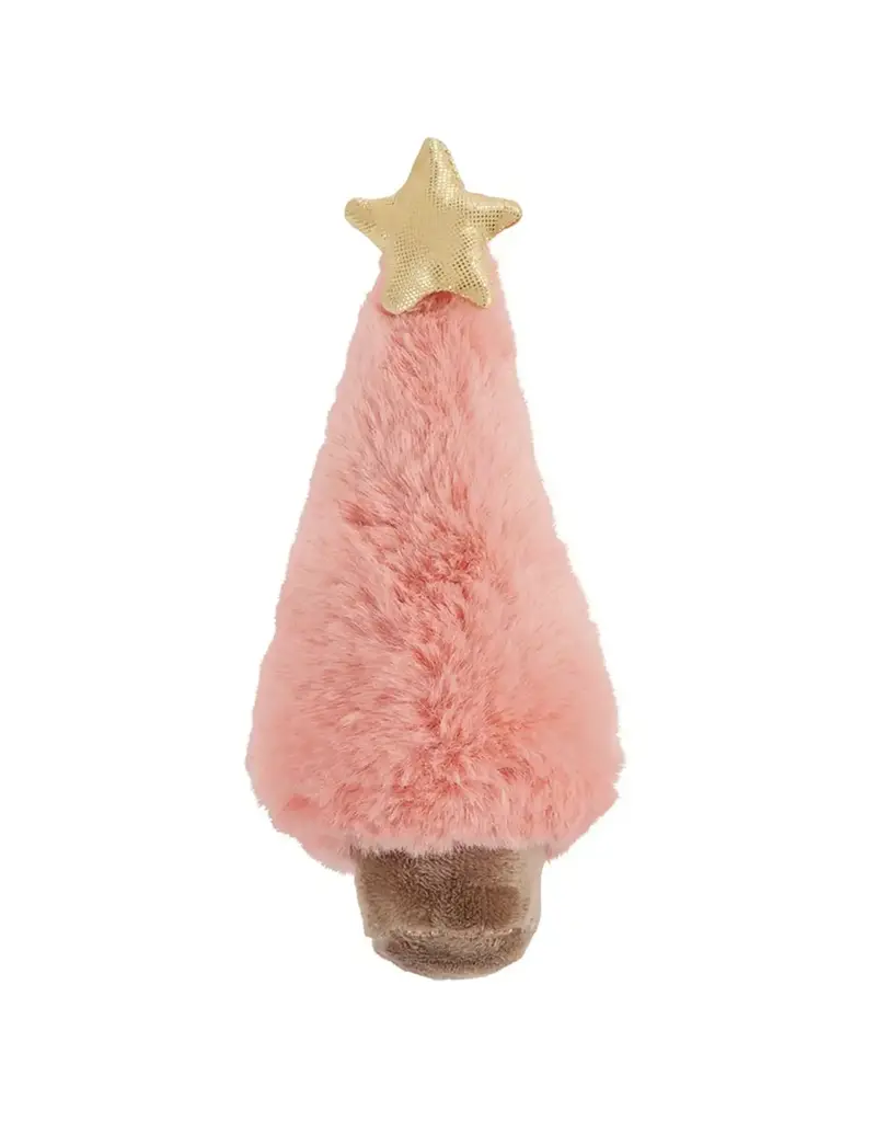Swaddles with Plush Rattle - Pink Tree
