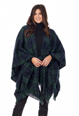 Brinley Belted Poncho Green