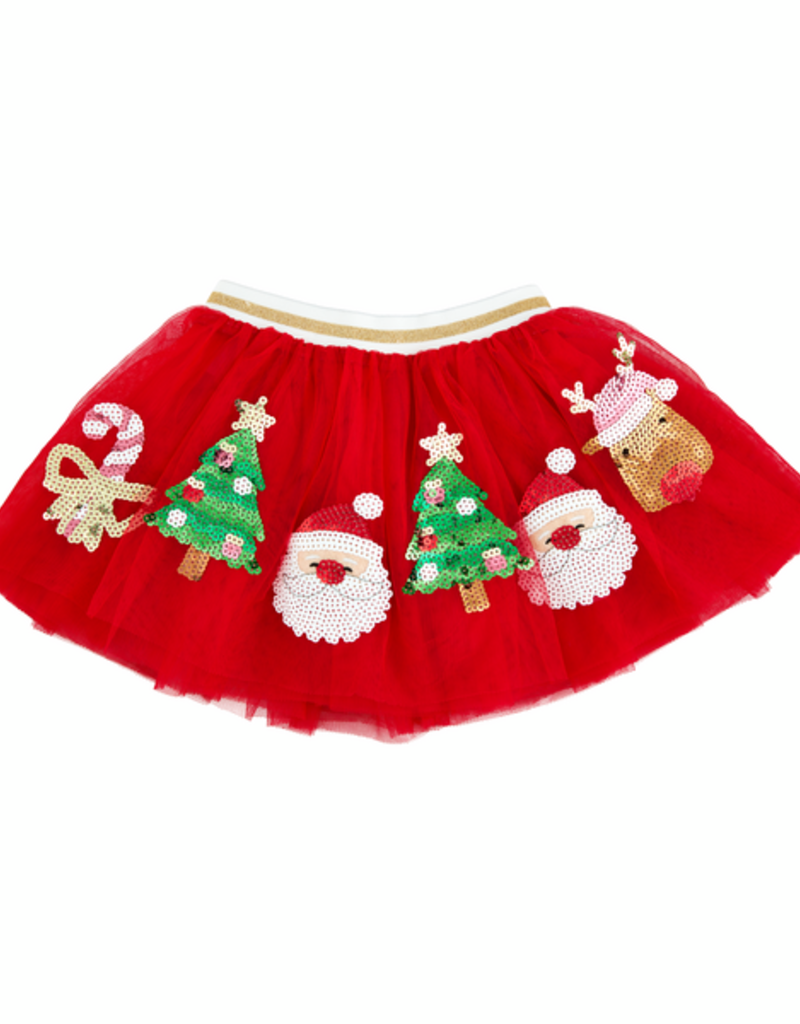 Red Ornament Sequin Tutu