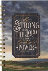 Strong in the Lord New Dawn Large Wirebound Journal - Ephesians 6:10