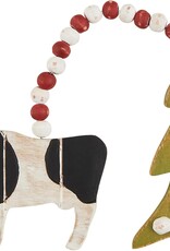Cow Tree Double Farm Ornament