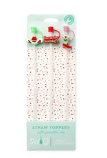 Howdy Holidays Straw Topper Set