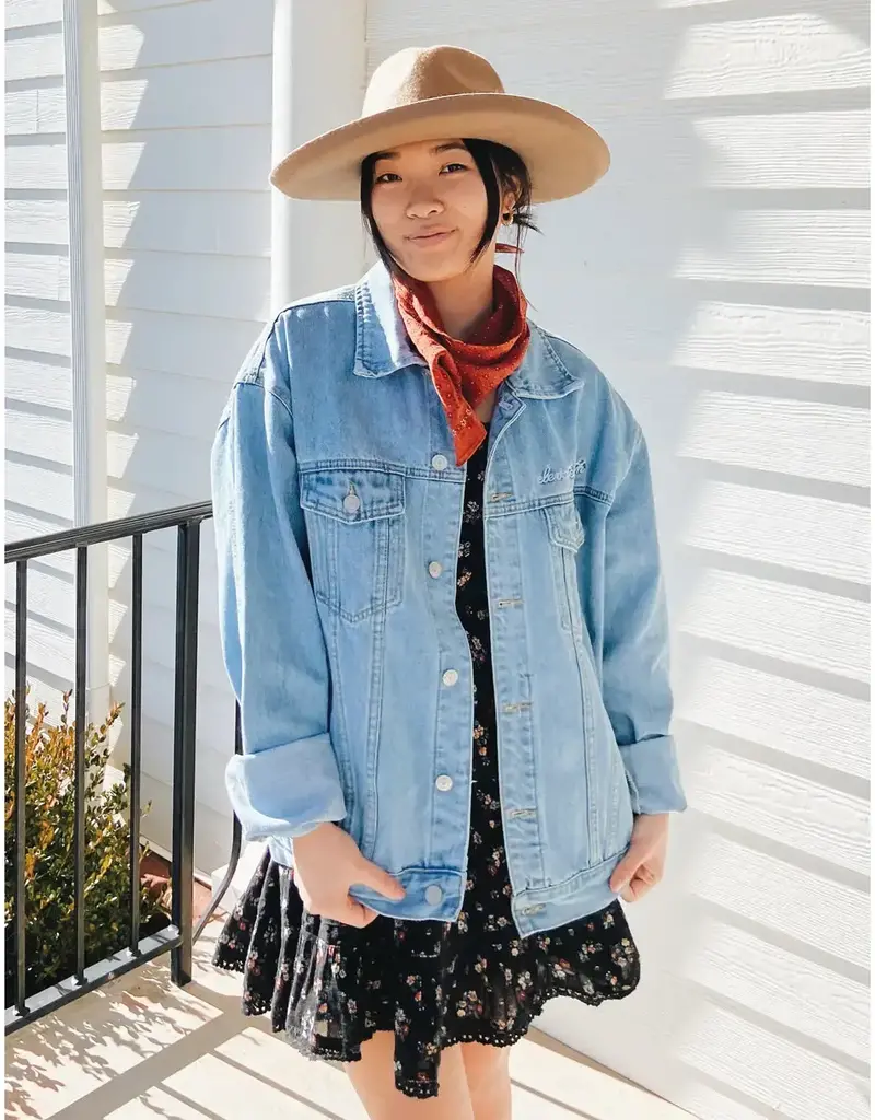 What A Friend in Jesus Denim Jacket