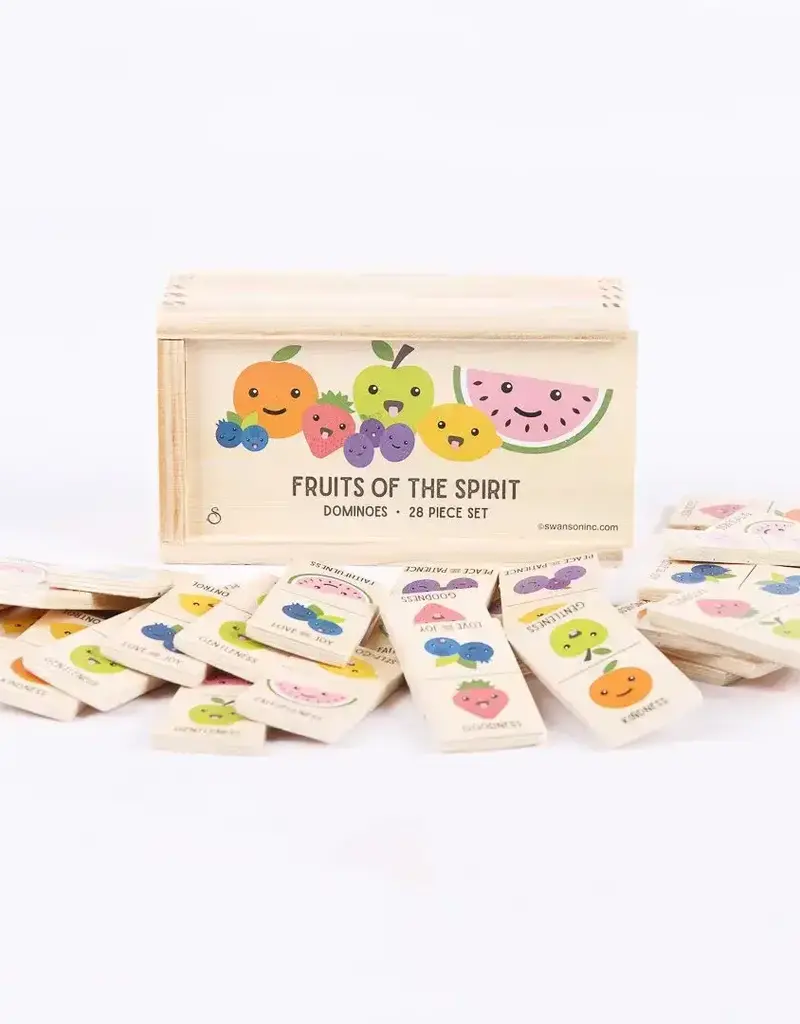 Game-Fruit Of The Spirit Dominos (28 Pieces)
