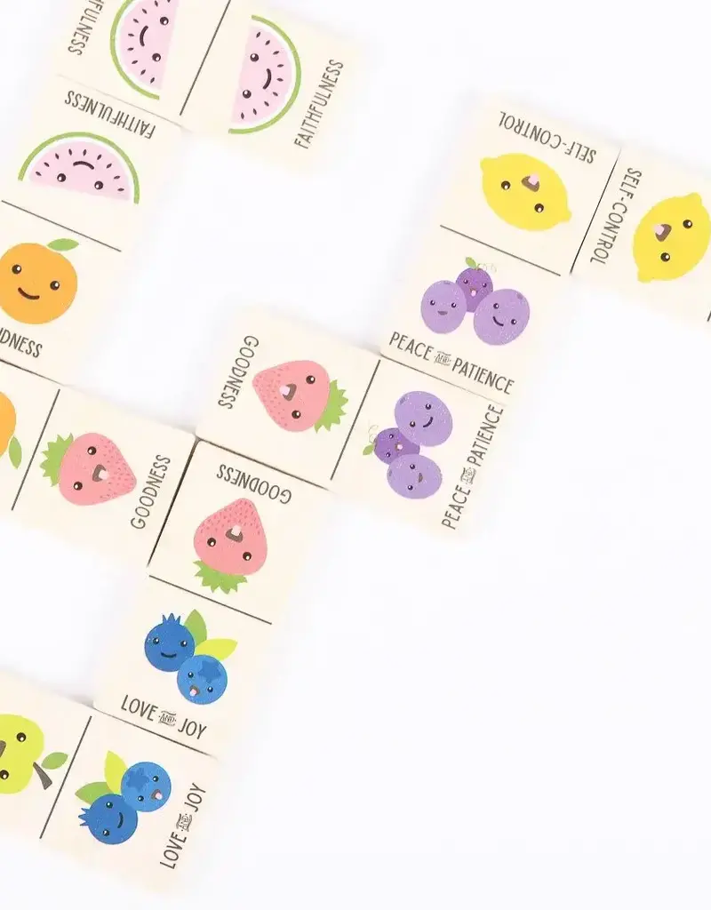Game-Fruit Of The Spirit Dominos (28 Pieces)
