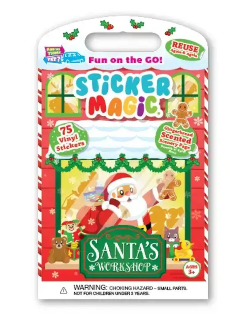 Holiday Sticker Magic - Santa's Workshop
