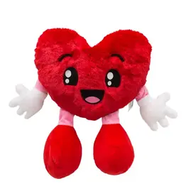Sweetheart 10'' Heart Plush - Strawberry