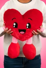 Sweetheart 10'' Heart Plush - Strawberry