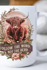 The Word Not the Herd Western Spiritual Coffee Mug