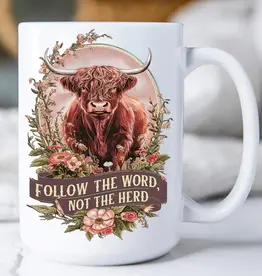 The Word Not the Herd Western Spiritual Coffee Mug