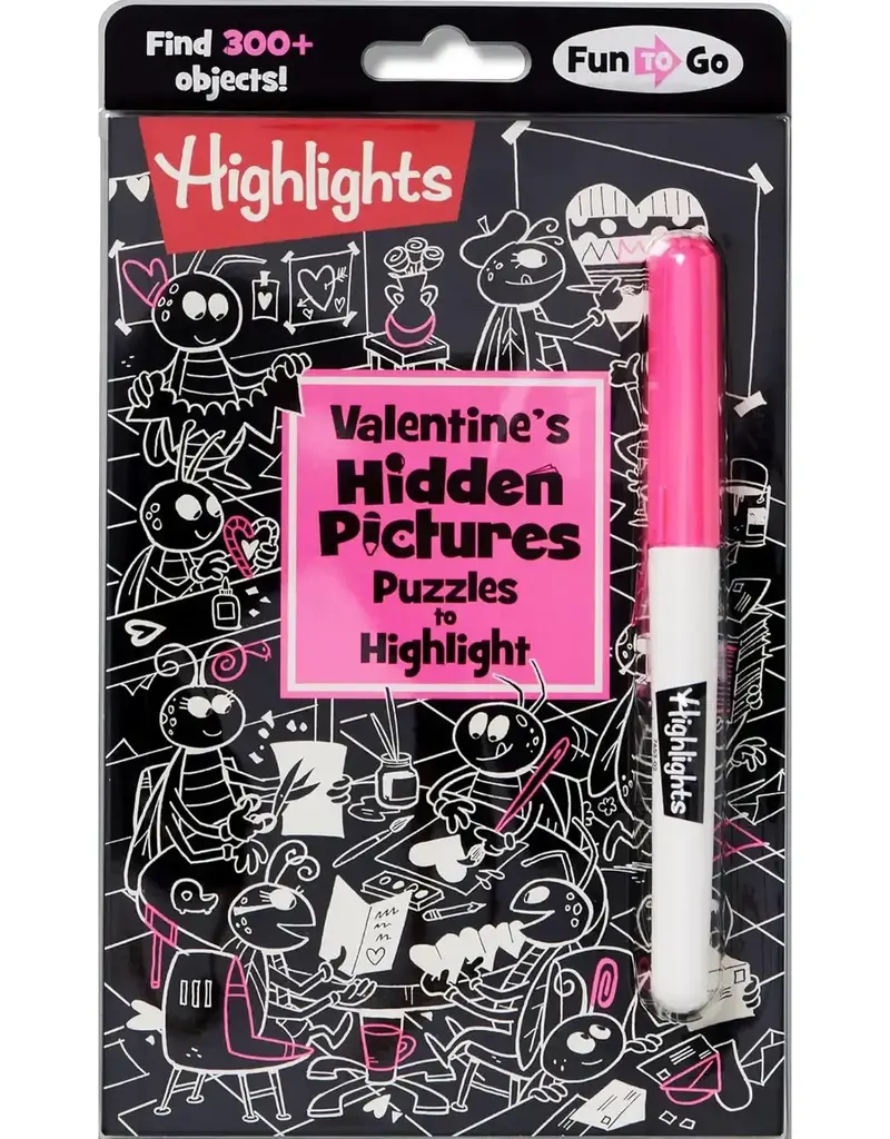 Valentine's Hidden Pictures Puzzles To Highlight
