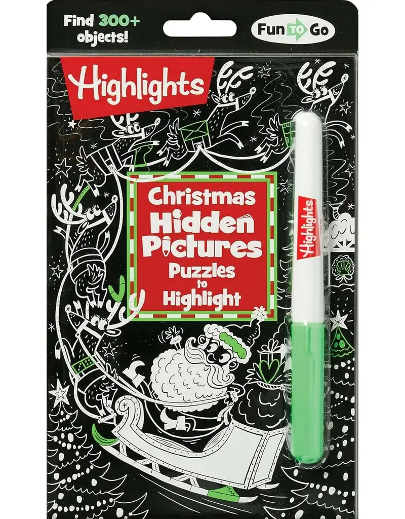 Christmas Hidden Pictures Puzzles To Highlight