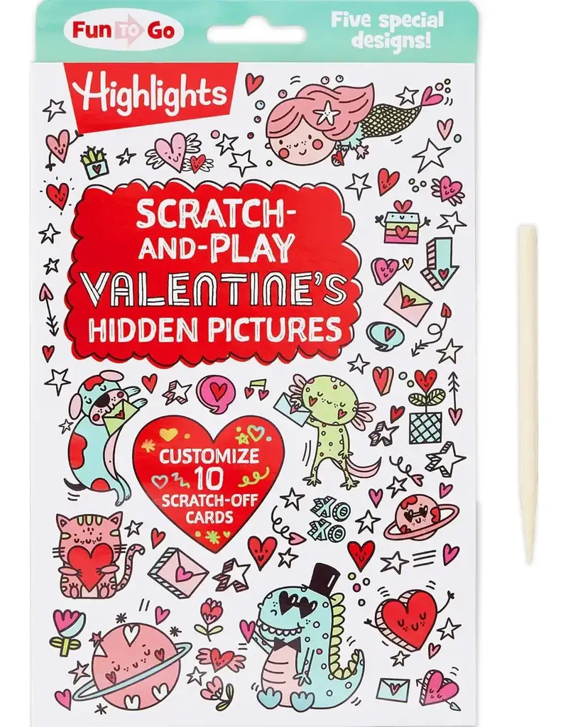 Scratch-And-Play Valentine's Hidden Pictures