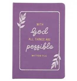 Journal-Embroidered-All Things Are Possible