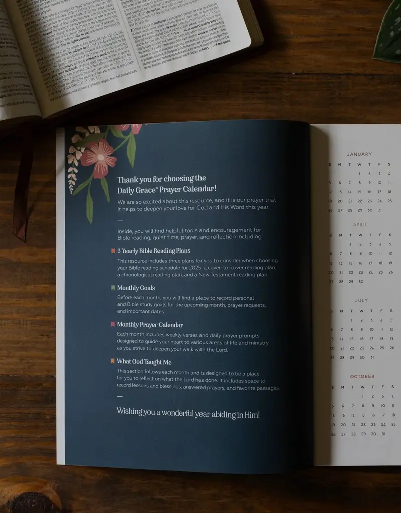 2025 Prayer Calendar