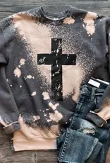 Bleached Cross Sweatshirt