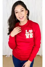 Love Chenille Left Chest Longsleeve