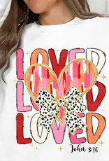 Loved Shirt,  Jesus Valentine Sweatshirt
