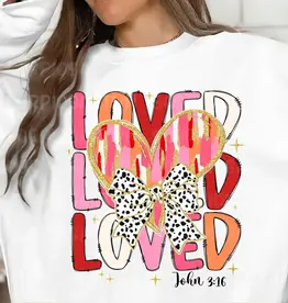 Loved Shirt,  Jesus Valentine Sweatshirt