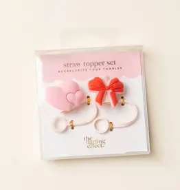 Sweet & Sassy Straw Topper Set