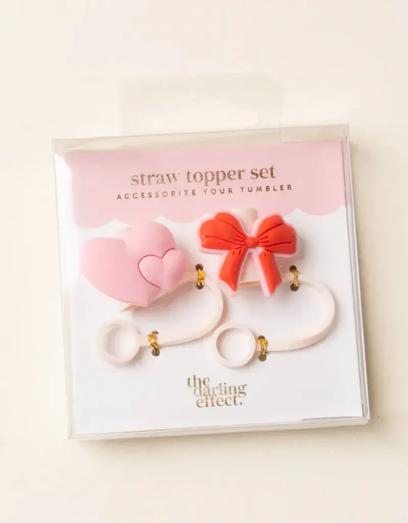 Sweet & Sassy Straw Topper Set