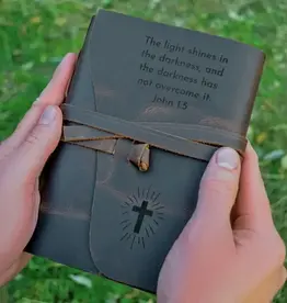 Leather Journal The Light Shines