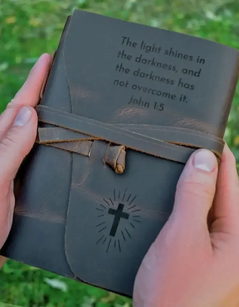 Leather Journal The Light Shines