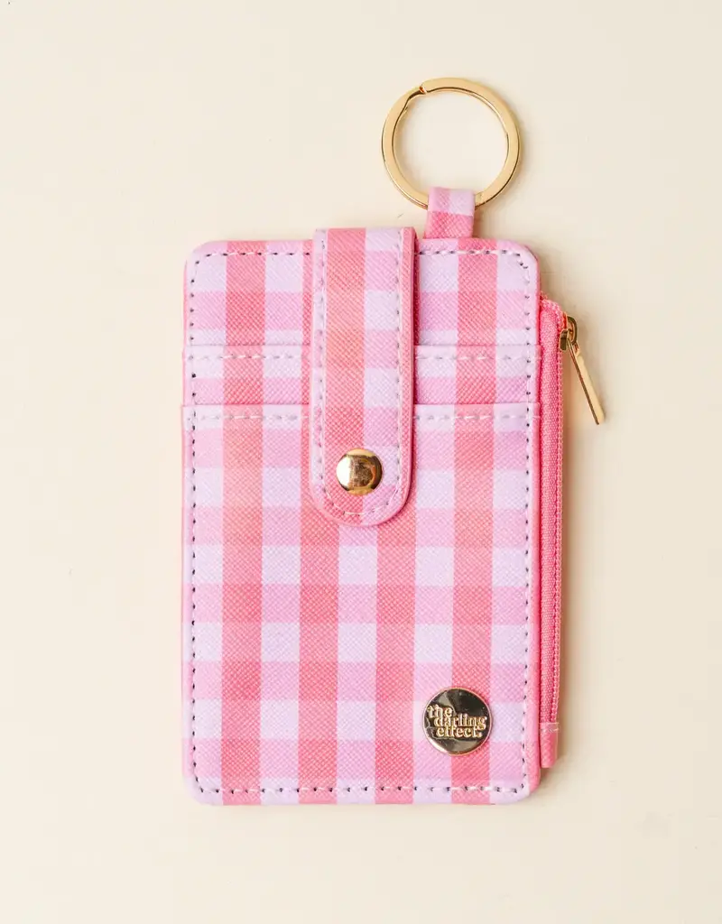Keychain Wallet-Gingham
