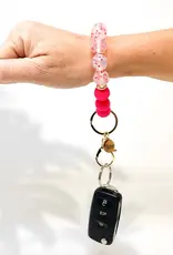 Hands-Free Keychain Wristlet - Cutie Pie Plaid